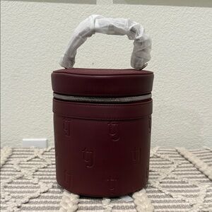 Taylor Jay Burgundy Cylinder Handbag